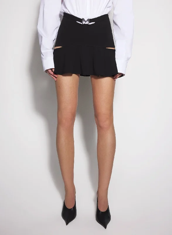 Huge Price Cut black M cut-out skirt