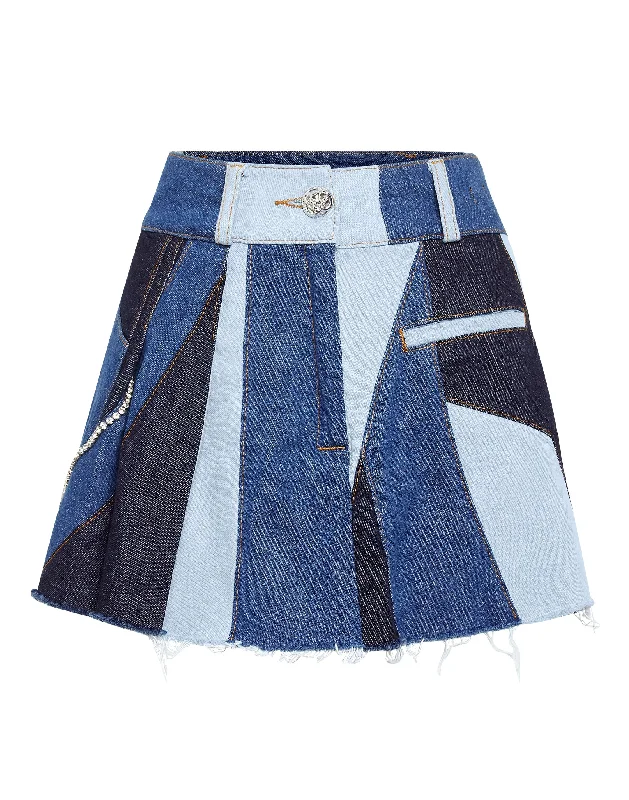 Save Big Denim Mini Skirt