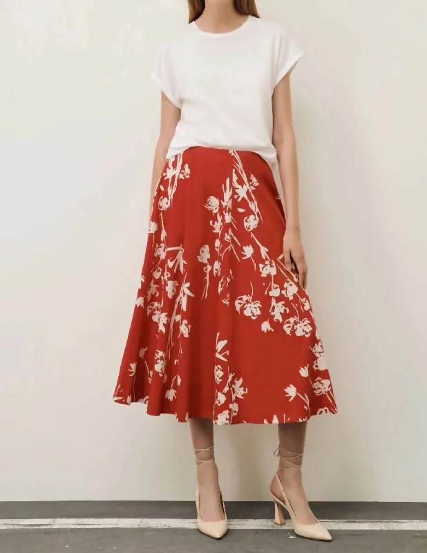 Limited Time Offer Geisha Skirt In Red