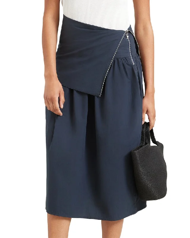 Day To Night Styles Modern Citizen Jelani Foldover Zip-Waist Skirt