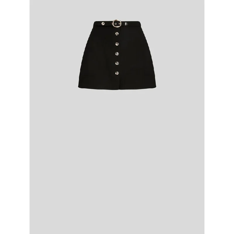 Trendy Women's Wear WOOL FABRIC MINI SKIRT