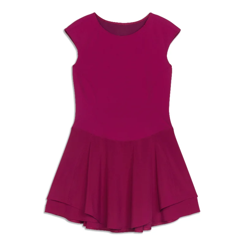 Trendy Attire For Her Everlux Mesh-Back Tennis Dress