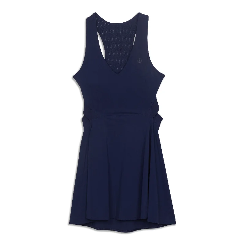 Chic Trends Unveiled V-Neck Racerback Tennis Dress - Resale