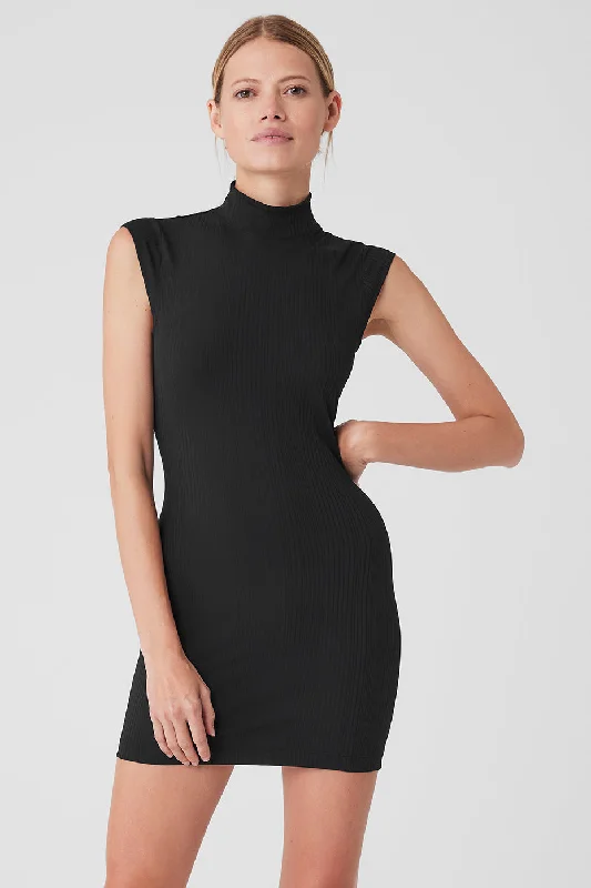 Elegant Fashion Run It Back Dress - Black