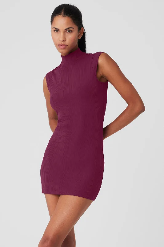 Graceful Fashion Run It Back Dress - Wild Berry