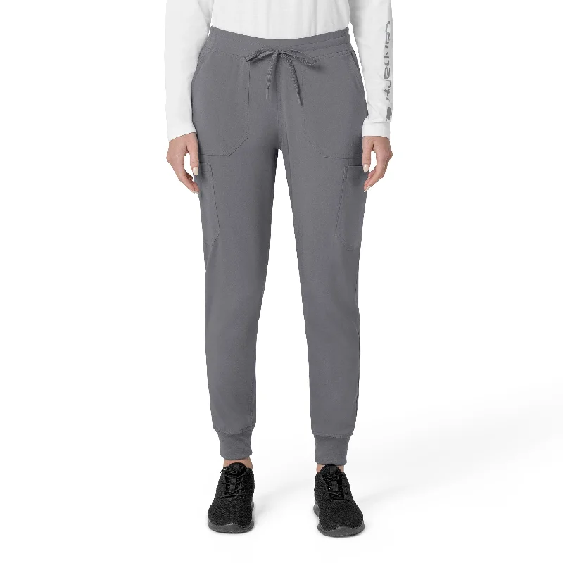 Great Prices On Feminine Styles Carhartt Force Cross-Flex Women's Cargo Jogger Scrub Pant - Pewter