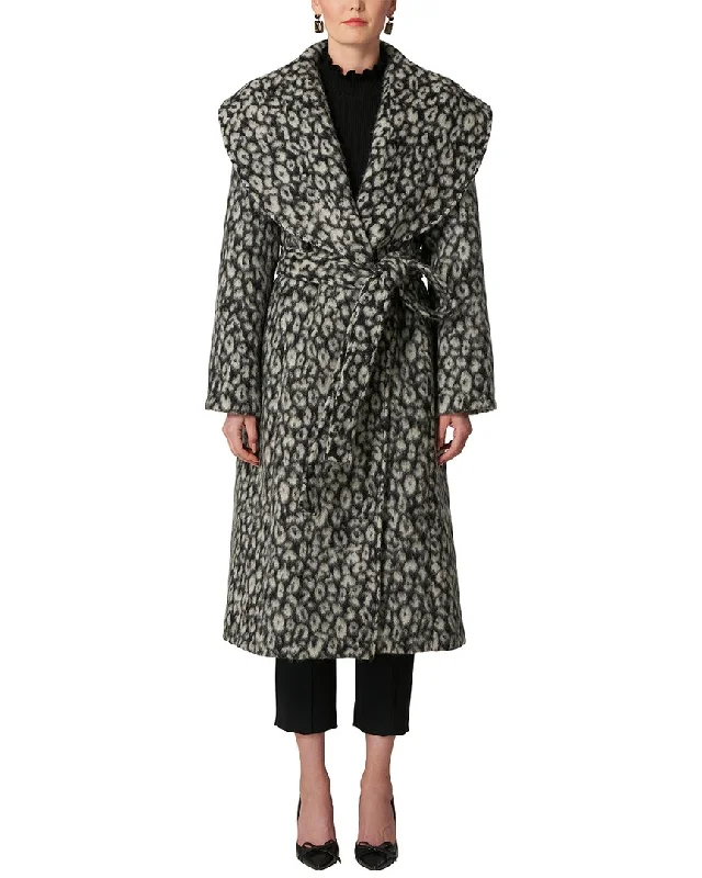 Dive Into Trendy Styles Carolina Herrera Shawl Collar Wool-Blend Coat