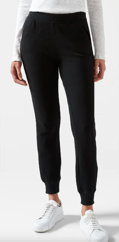 Hot Styles French Terry Sweatpants In Black