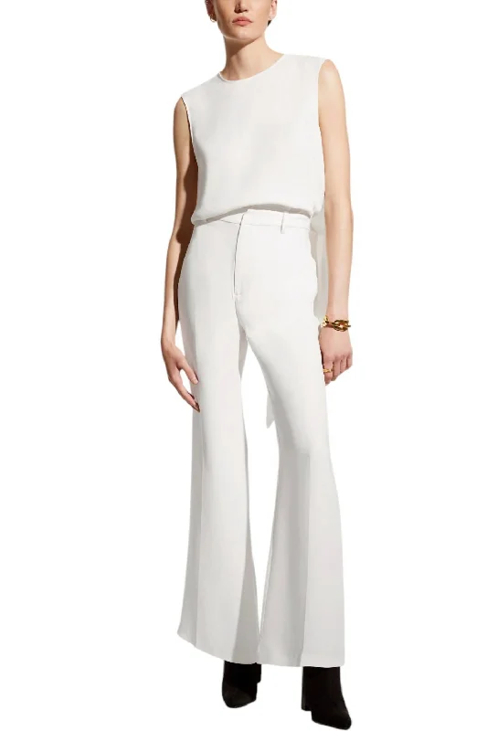 Season Appropriate Women's Collection Piper Pant In White Sand