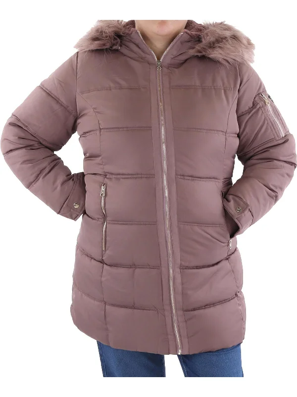 Versatile Style Wardrobe Plus Womens Insulated Hooded Puffer Jacket