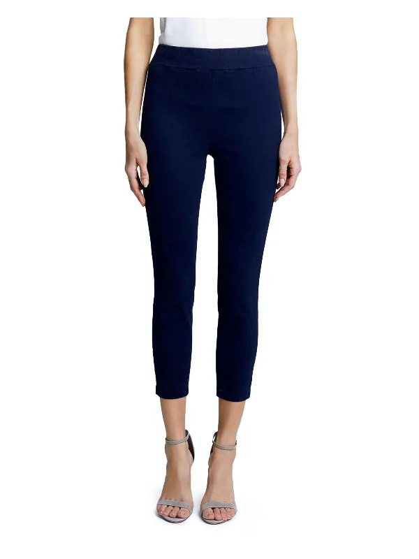 Elegant Style Rosalie Womens High Rise Stretch Crop Leggings