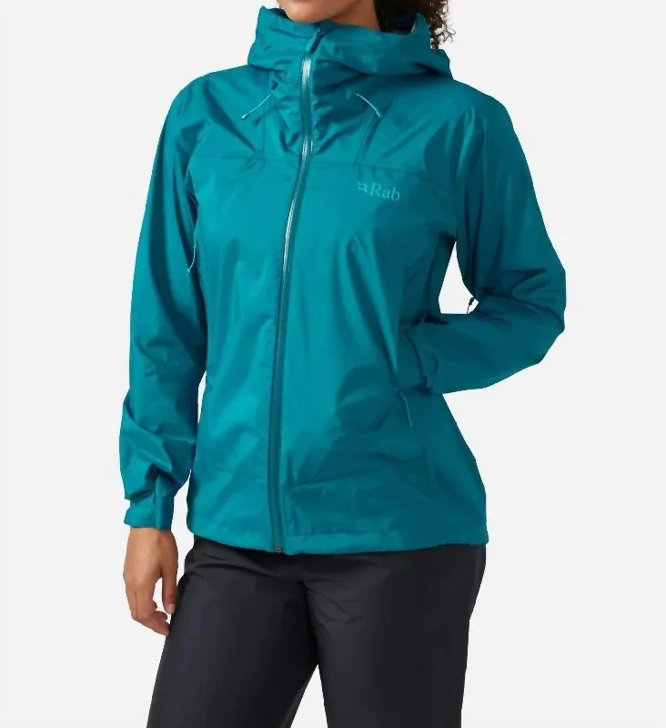 Trendy Threads Women's Downpour Plus 2.0 Waterproof Jacket In Ultramarine